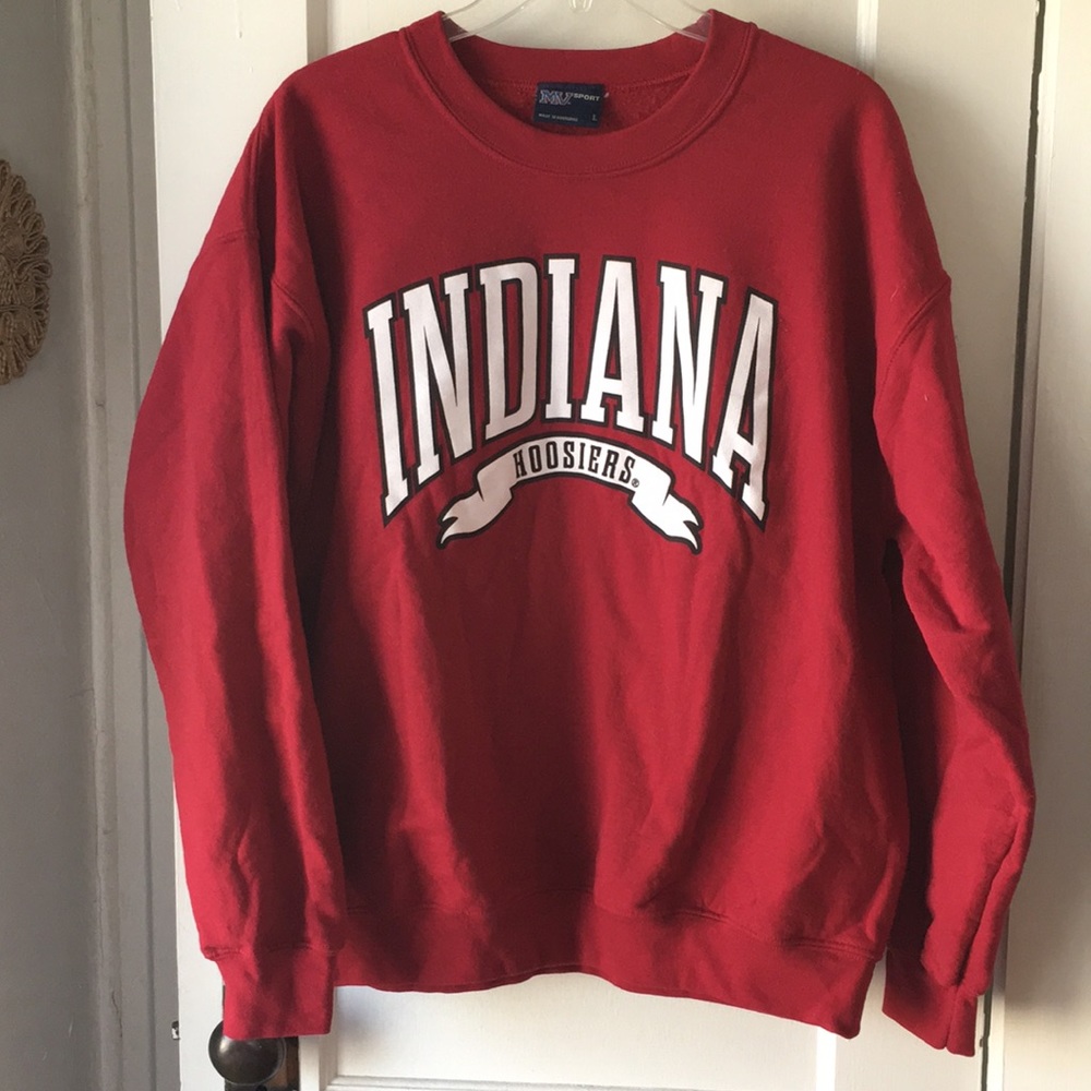 Indiana Hoosiers Crew Neck Sweatshirt size L